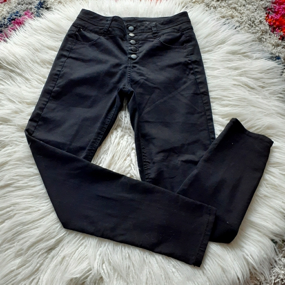 Tinseltown high rise skinny black jeans P3464